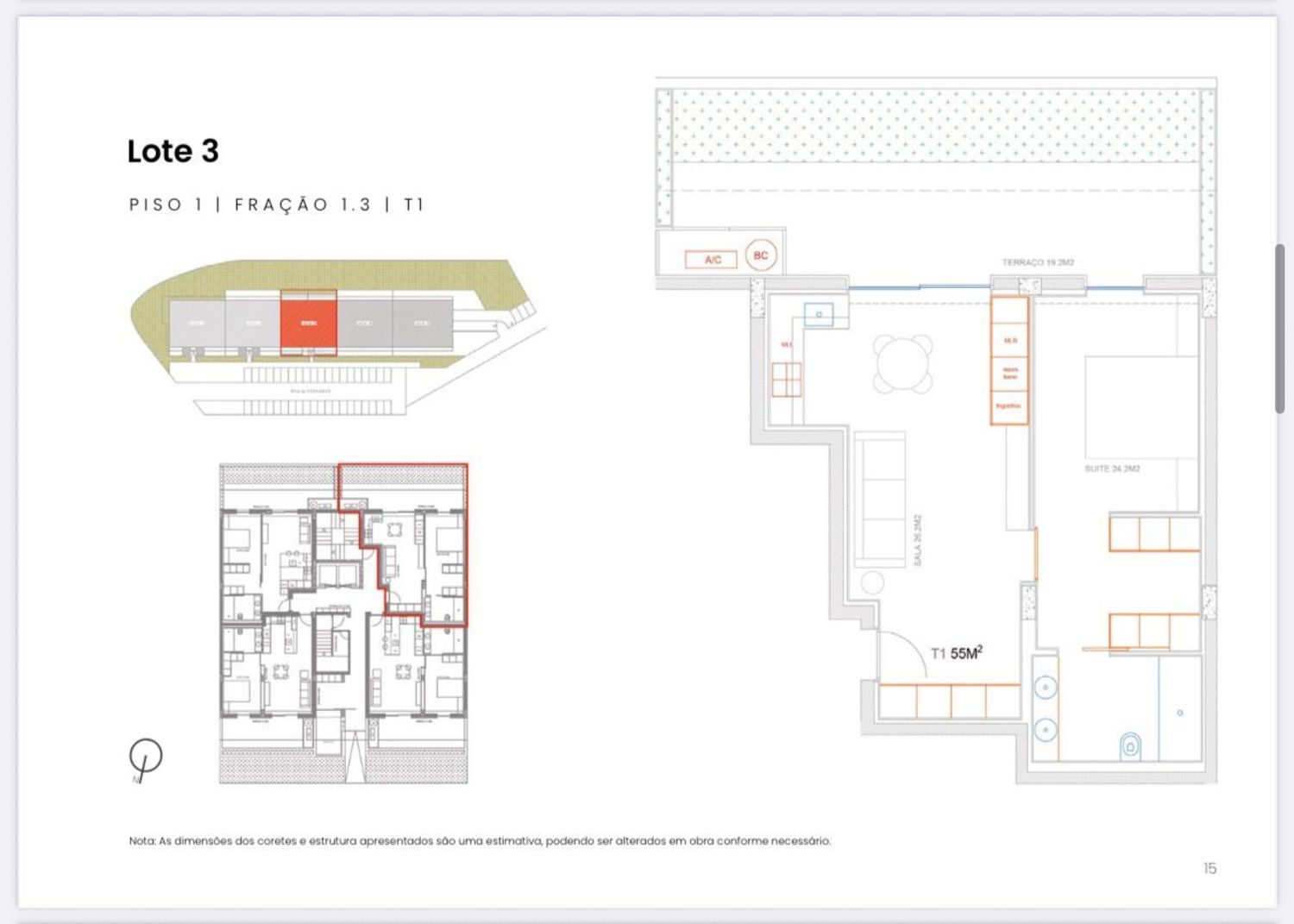Apartamento T1 Novo com Terraço em Guimarães 4